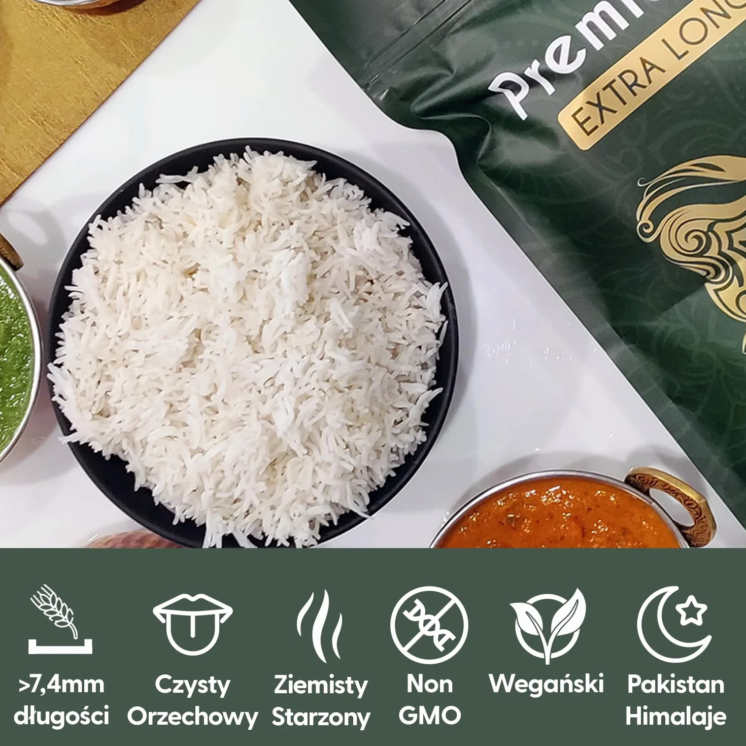 Yum Asia Super Kernel Premium Ryż Basmati 5kg