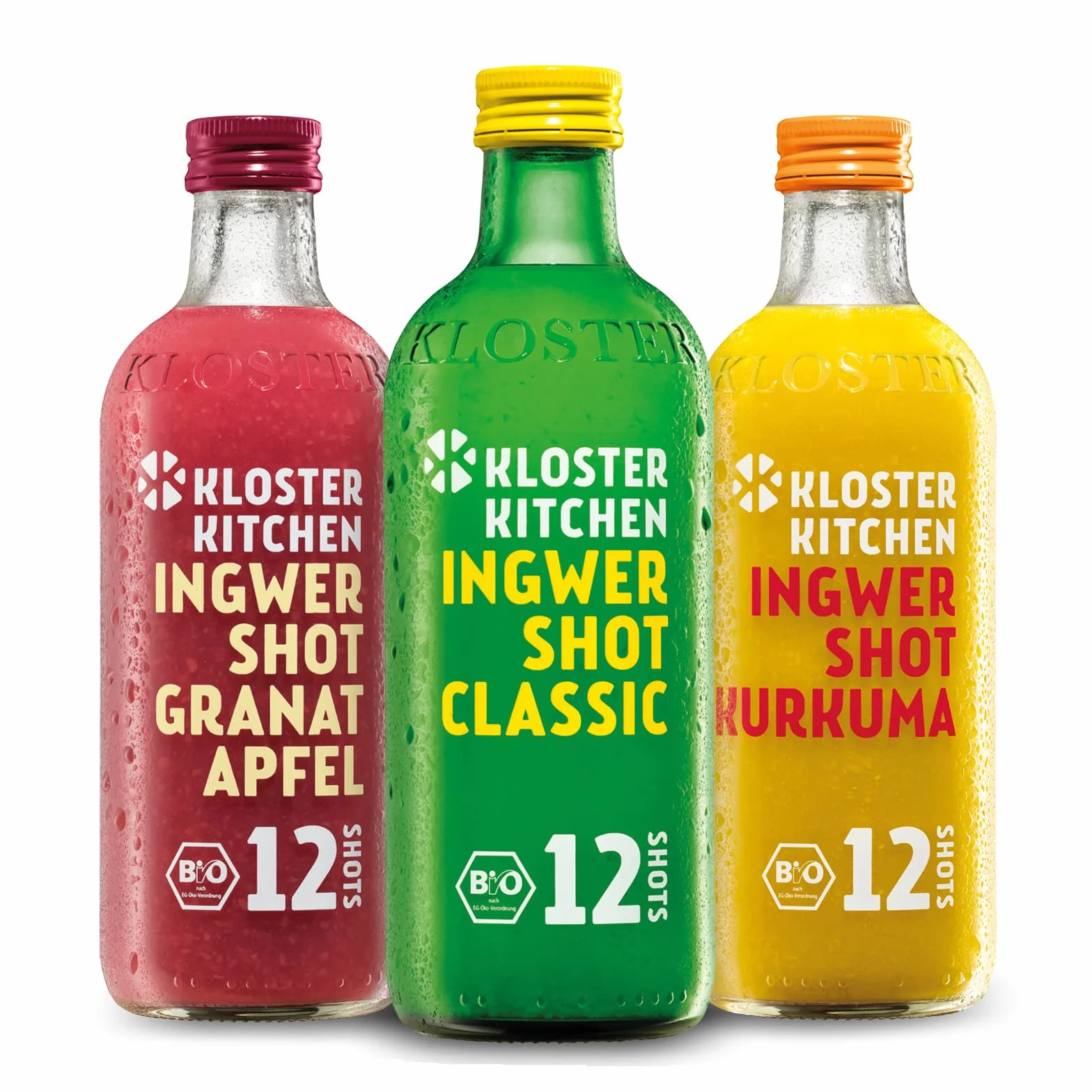 Kloster Kitchen organiczny imbir z małymi kawałkami 360 ml 12 shotów wegańskie