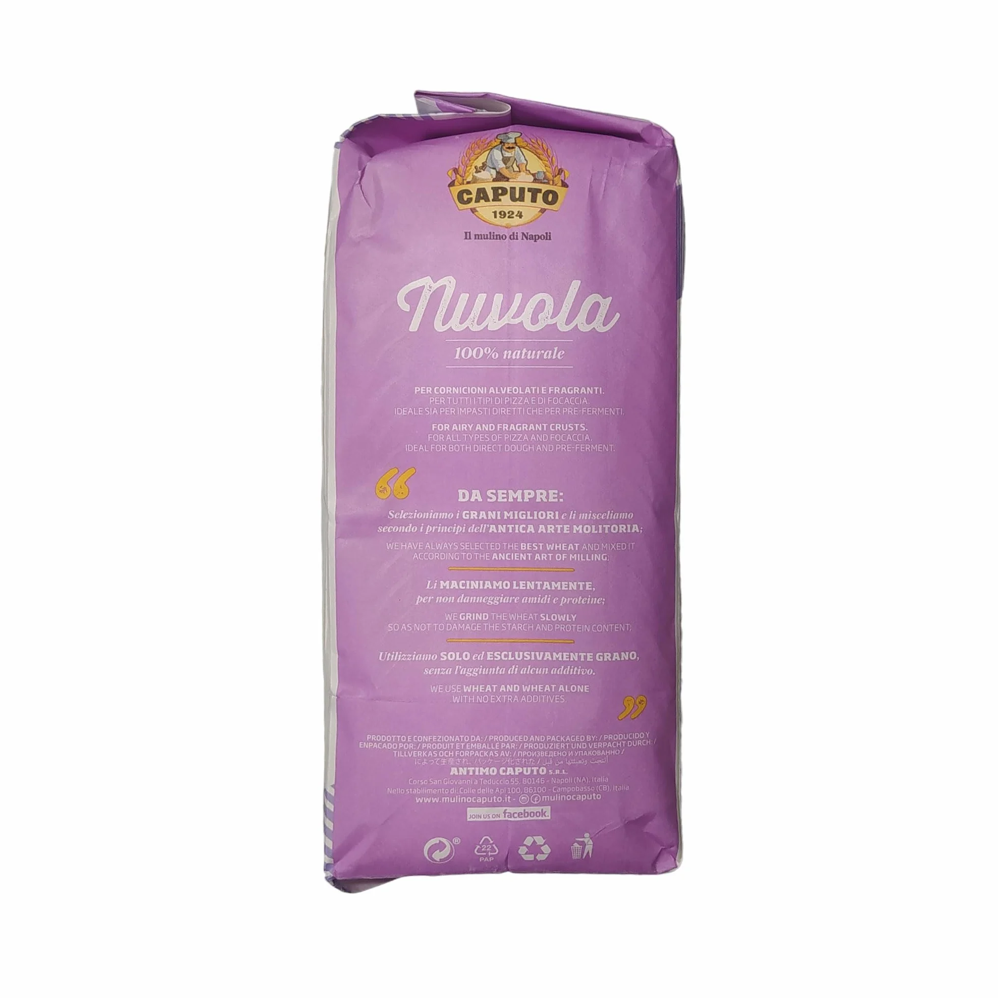 Mąka Caputo Nuvola 5kg oryginalna włoska mąka do pizzy napowietrzone brzegi