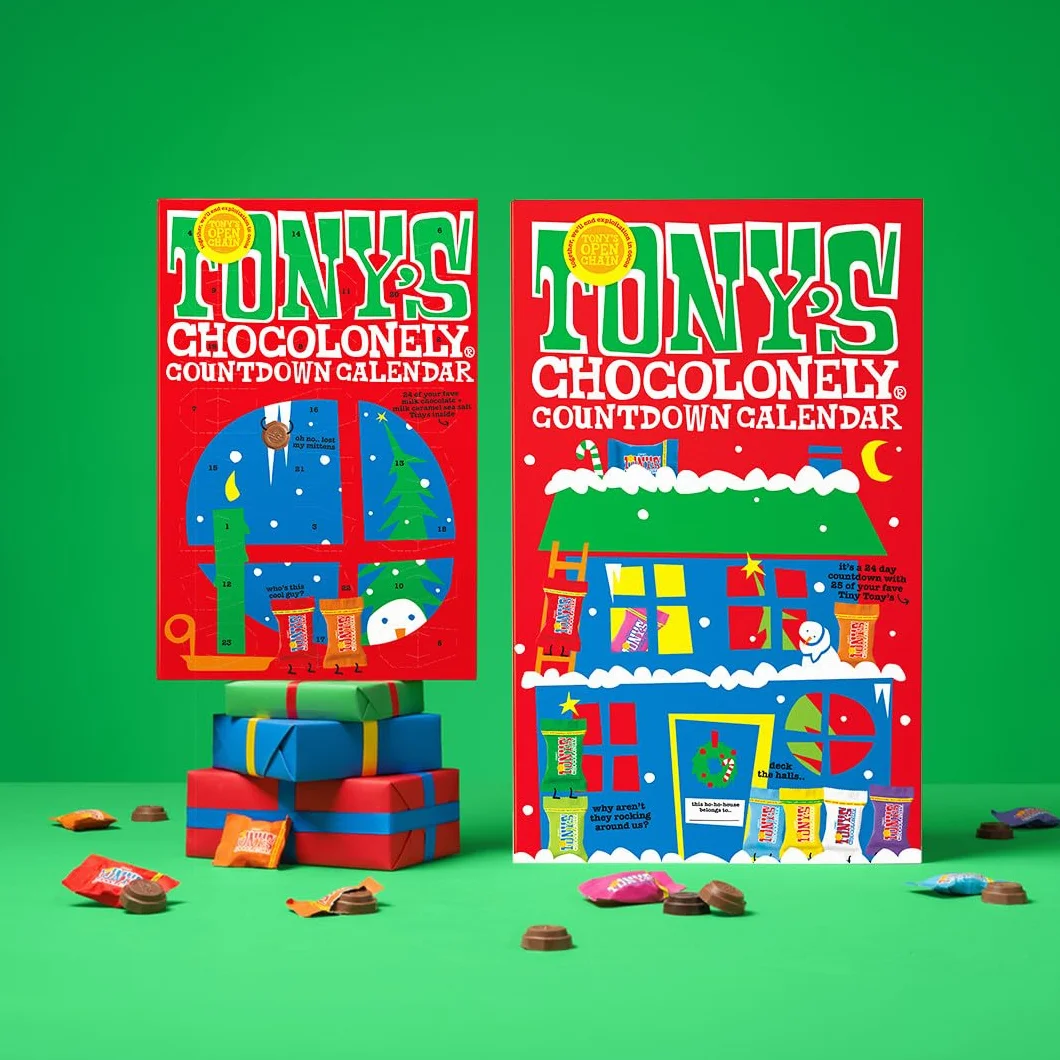 Tony's Chocolonely Kerst Big Tinycalendar 225gr