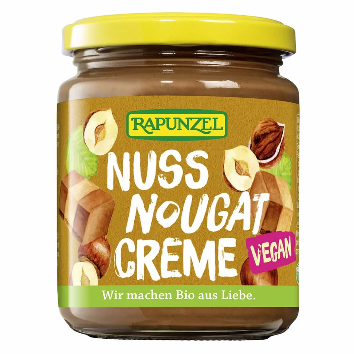 KREM ORZECHOWO - NUGATOWY WEGAŃSKI BIO 250 g - RAPUNZEL