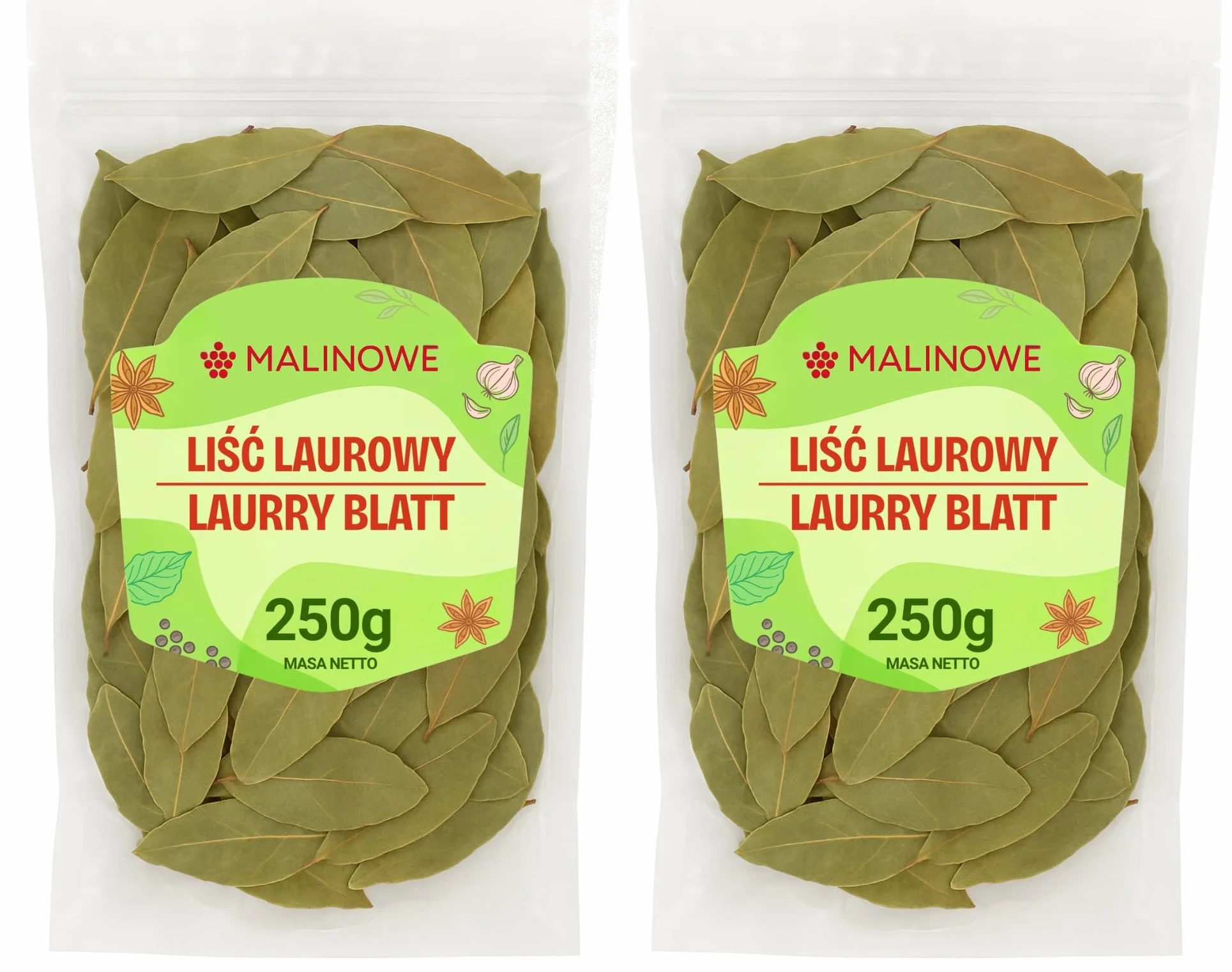 Malinowe LIŚĆ LAUROWY 500g Naturalny Aromatyczny