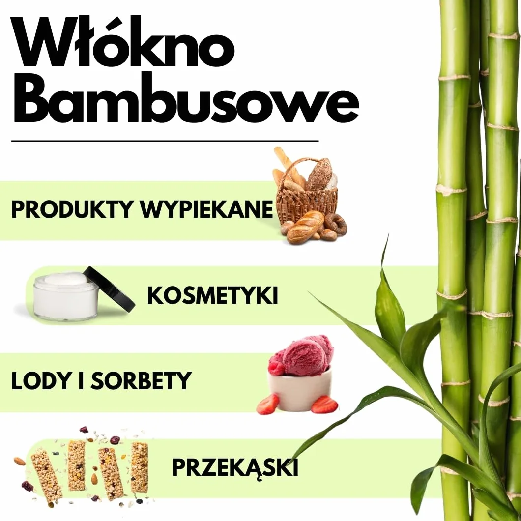 SaporePuro Spożywcze włókno bambusowe - 100 gr - mąka o niskiej zawartości węglowodanów