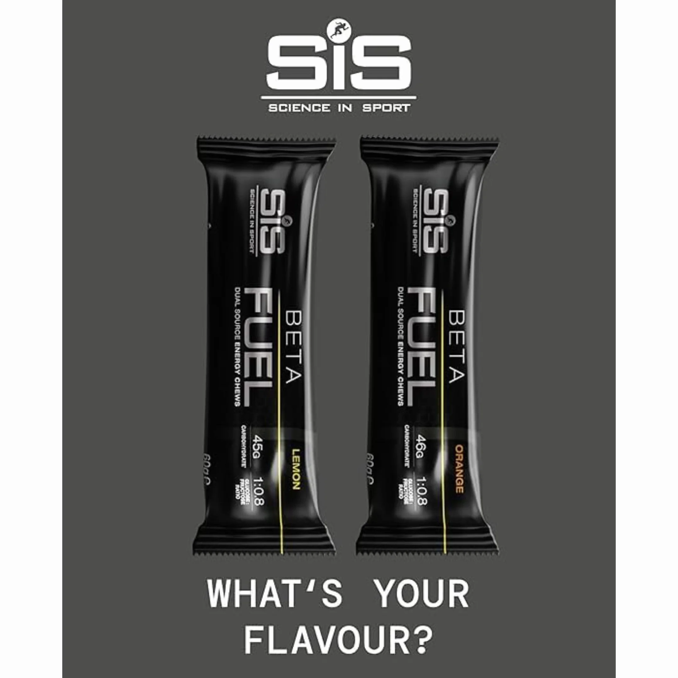 SIS Beta Fuel Energy Chews Orange 20x60g Batony Energetyczne
