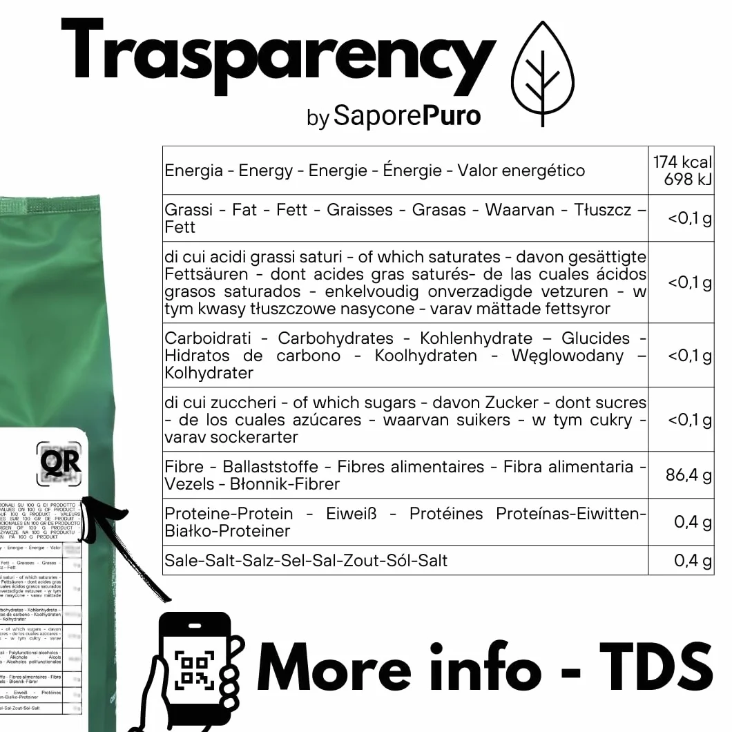 SaporePuro Agar Agar w proszku 1 kg – Naturalny środek żelujący bez glutenu