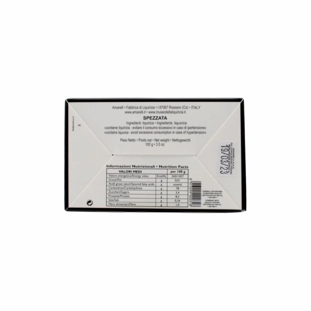 Amarelli Spezzata lukrecja 2 x 100 g