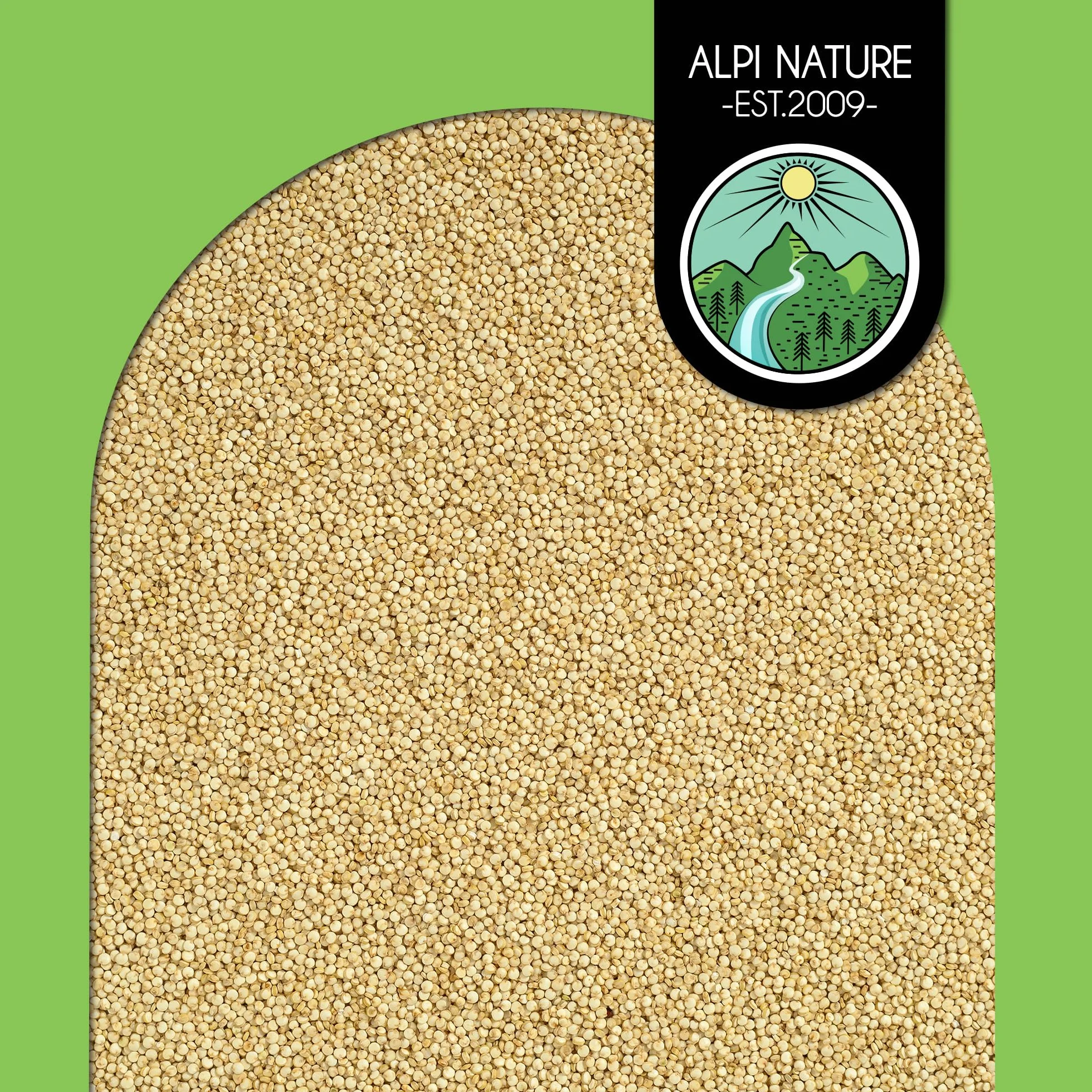 Alpi Nature Ekologiczna Biała Komosa Ryżowa 500g, Biała Komosa Ryżowa do Gotowania i Sałatek