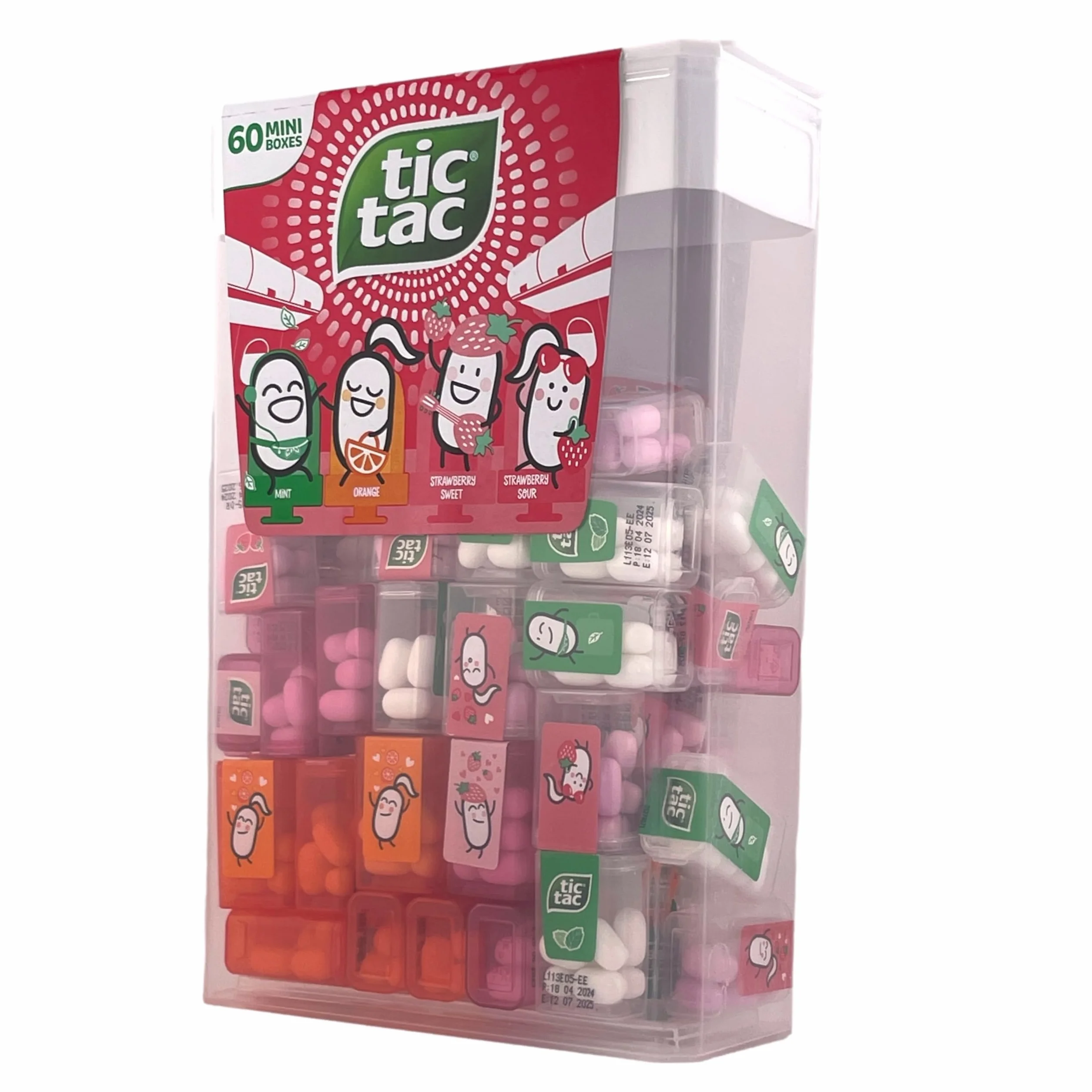 Tic Tac Travels Strawberry cukierki owocowe 60szt