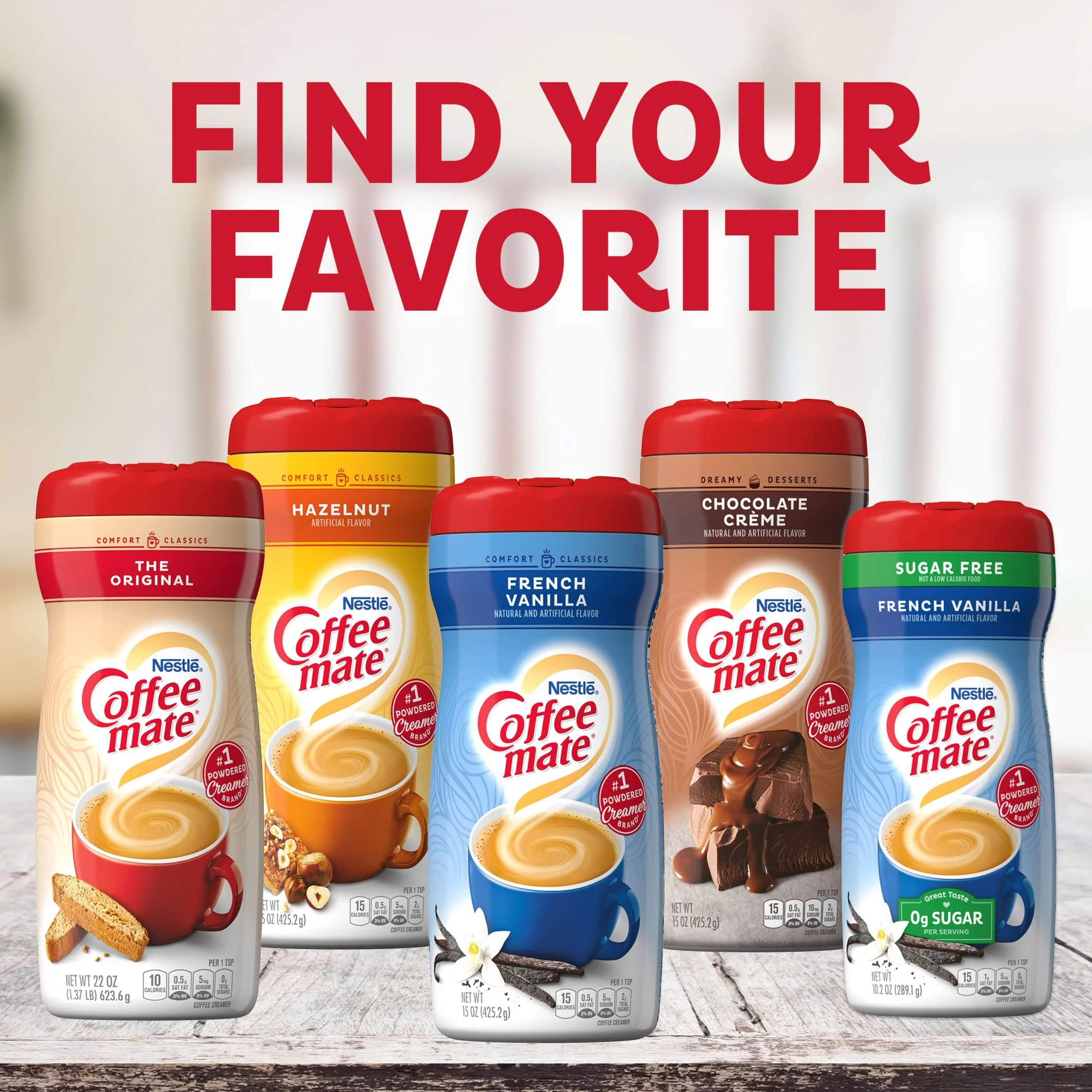 Oryginalny krem Flavor Powdered Creamer, 11 oz.