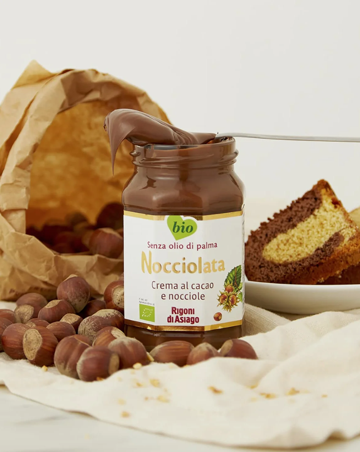 Nocciolata BIO 250gr Rigoni krem orzechowy