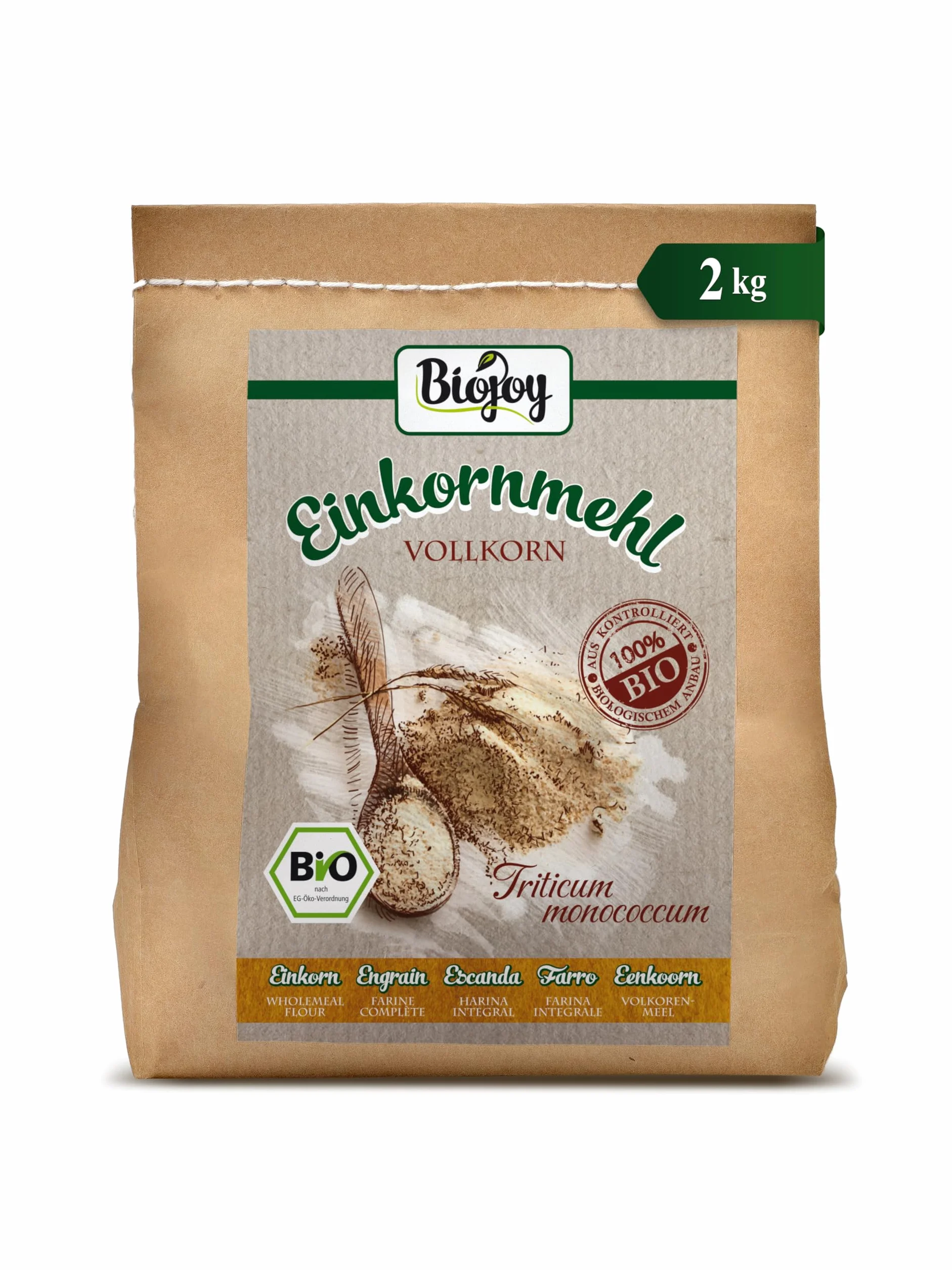 Biojoy BIO-Mąka z samopszy pełnoziarnista Triticum monococcum 2 kg