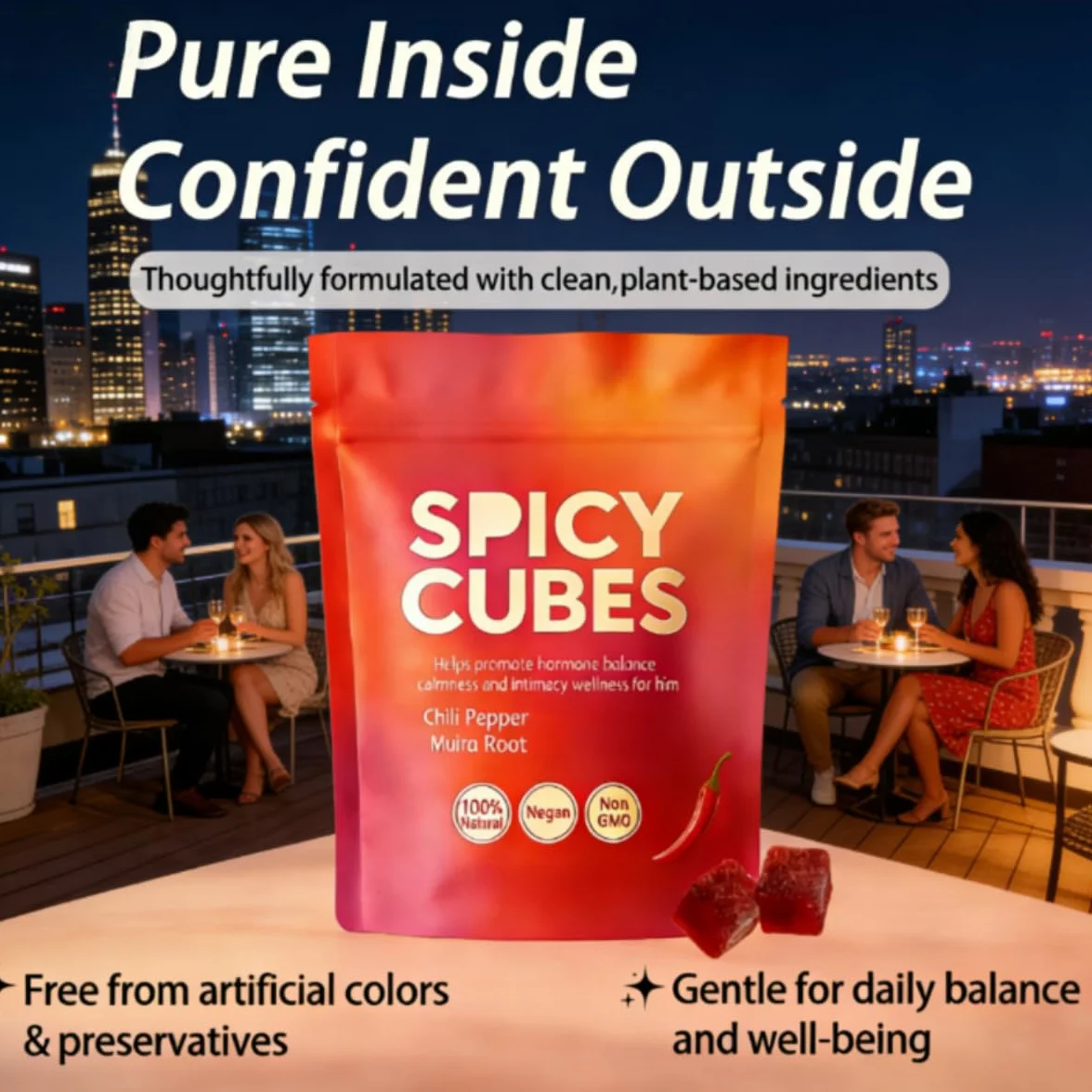 Żelki do seksu Spicy Cubes dla par