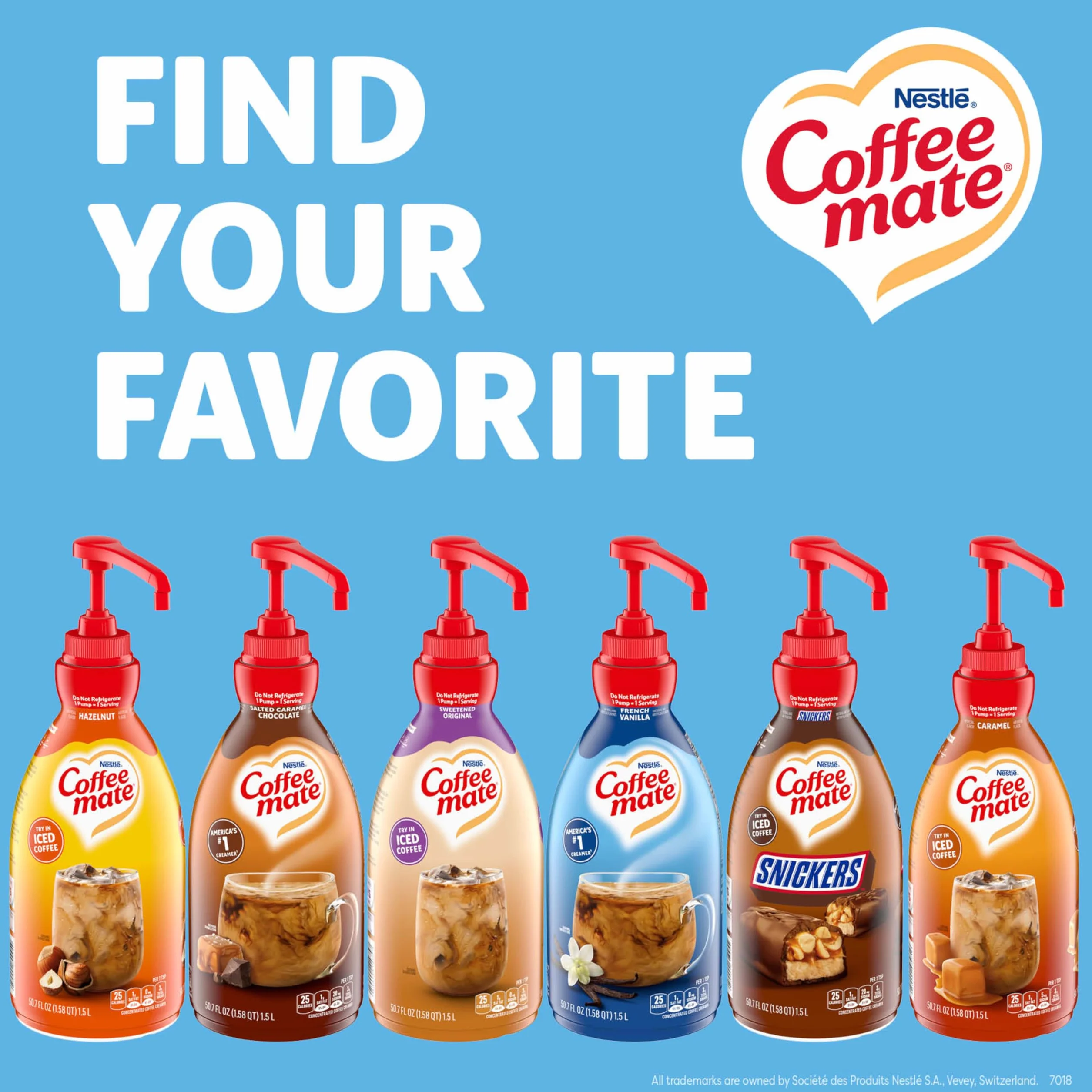 NESTLE Coffee Mate Coffee Creamer French Vanilla 1,5 l butelka z pompką na płyn opakowanie 2 szt