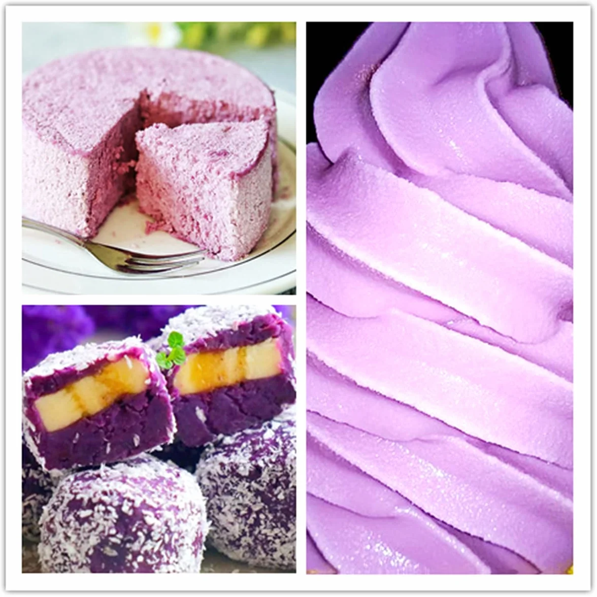 Fioletowy słodki ziemniak w proszku Naturalny fioletowy barwnik spożywczy Mix do deserów do pieczenia Smoothies 100% naturalny składnik 100g