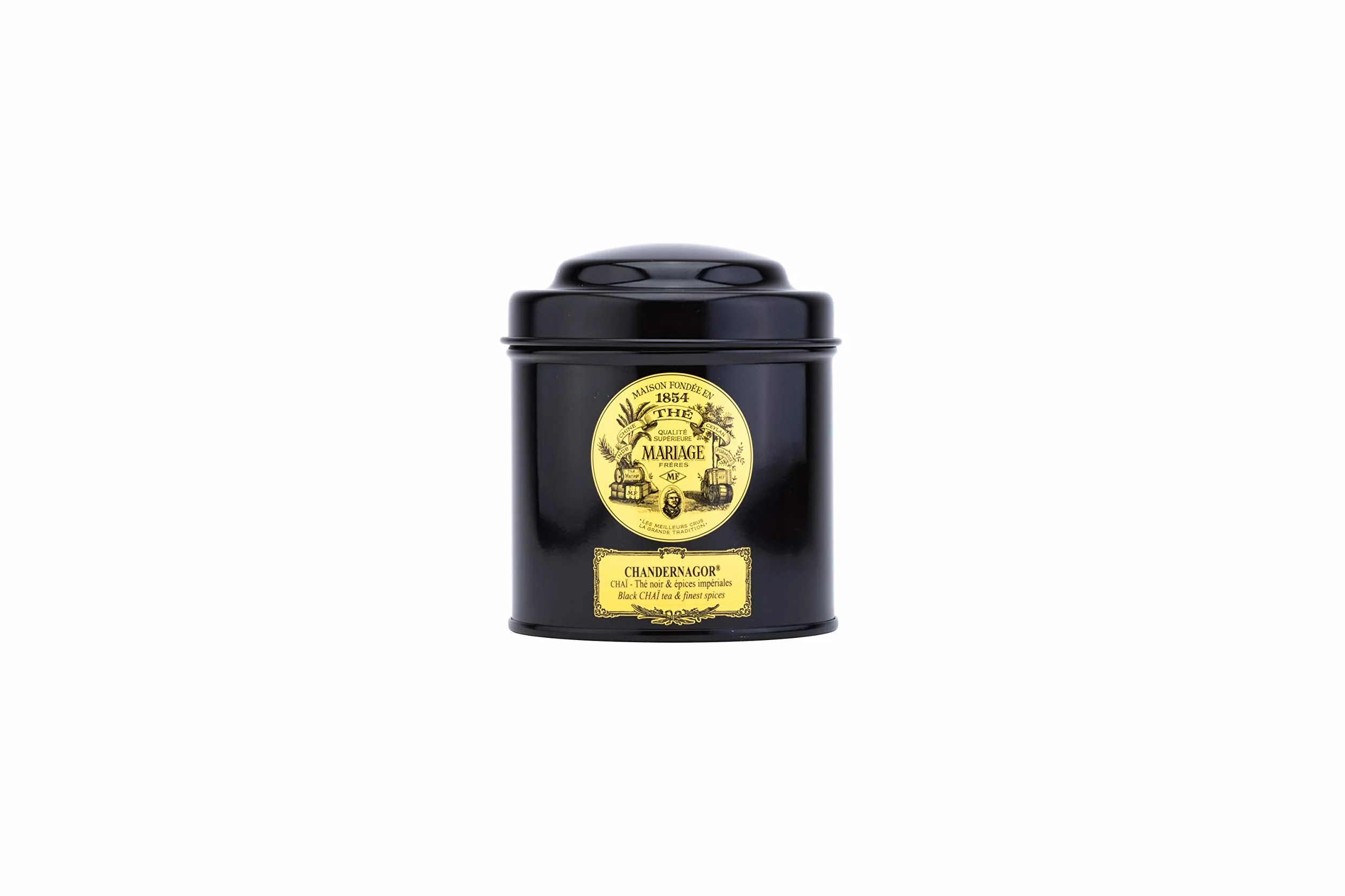 Mariage Frères Paris Czarna Herbata Chai Chandernagor – Pikantna Czarna Herbata z Indii, Luźne Liście 100 g