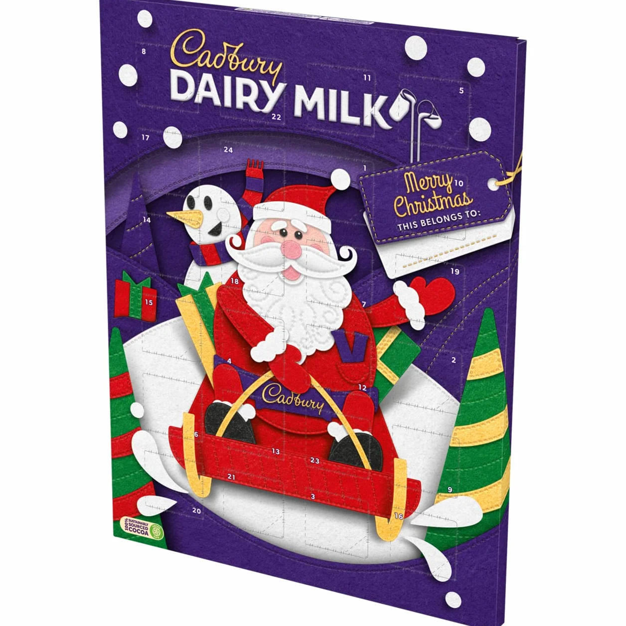 Kalendarz adwentowy Dairy Milk Cadbury