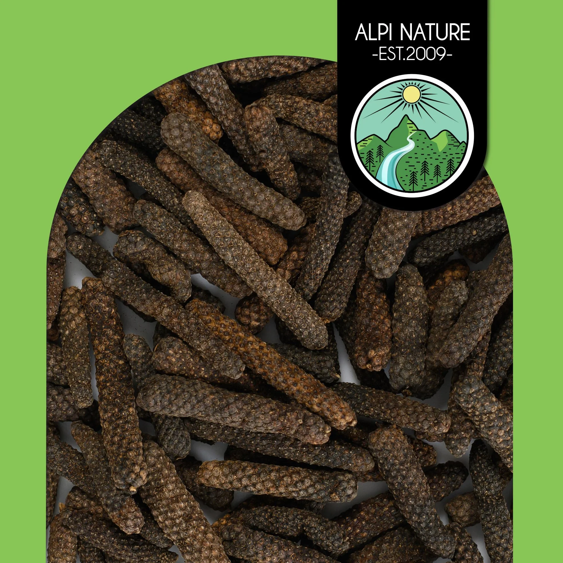 Alpi Nature Pepper Lang całkowicie (125 g) pręty pieprzowe w 100% naturalne oczywiście bez dodatków wegańskie